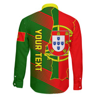 Personalised Portugal Independence Day Family Matching Mermaid Dress and Hawaiian Shirt Portuguesa Map Flag Style - Wonder Print Shop