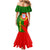 Personalised Portugal Independence Day Family Matching Mermaid Dress and Hawaiian Shirt Portuguesa Map Flag Style - Wonder Print Shop