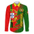 Personalised Portugal Independence Day Family Matching Off Shoulder Long Sleeve Dress and Hawaiian Shirt Portuguesa Map Flag Style - Wonder Print Shop