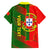 Personalised Portugal Independence Day Family Matching Off Shoulder Maxi Dress and Hawaiian Shirt Portuguesa Map Flag Style - Wonder Print Shop