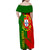 Personalised Portugal Independence Day Family Matching Off Shoulder Maxi Dress and Hawaiian Shirt Portuguesa Map Flag Style - Wonder Print Shop