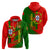 Personalised Portugal Independence Day Hoodie Portuguesa Map Flag Style - Wonder Print Shop