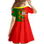 Personalised Portugal Independence Day Kid Short Sleeve Dress Portuguesa Map Flag Style - Wonder Print Shop