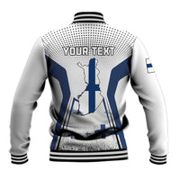 Personalised Finland Independence Day Baseball Jacket Suomi Coat Of Arms Special Version LT01