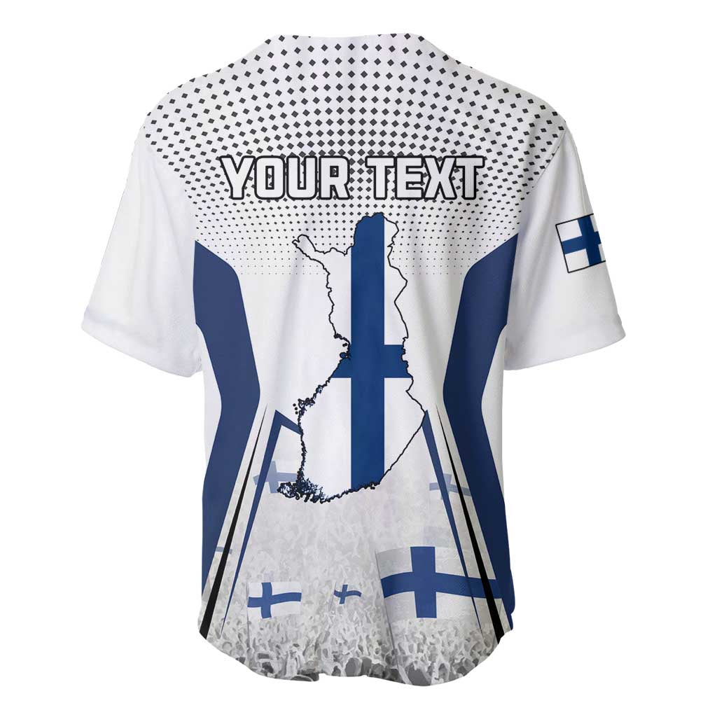 Personalised Finland Independence Day Baseball Jersey Suomi Coat Of Arms Special Version LT01