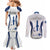 Personalised Finland Independence Day Couples Matching Mermaid Dress and Long Sleeve Button Shirt Suomi Coat Of Arms Special Version LT01
