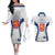 Personalised Finland Independence Day Couples Matching Off The Shoulder Long Sleeve Dress and Hawaiian Shirt Suomi Coat Of Arms Special Version LT01