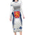 Personalised Finland Independence Day Family Matching Long Sleeve Bodycon Dress and Hawaiian Shirt Suomi Coat Of Arms Special Version LT01