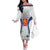 Personalised Finland Independence Day Family Matching Off Shoulder Long Sleeve Dress and Hawaiian Shirt Suomi Coat Of Arms Special Version LT01