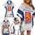 Personalised Finland Independence Day Family Matching Off Shoulder Short Dress and Hawaiian Shirt Suomi Coat Of Arms Special Version LT01