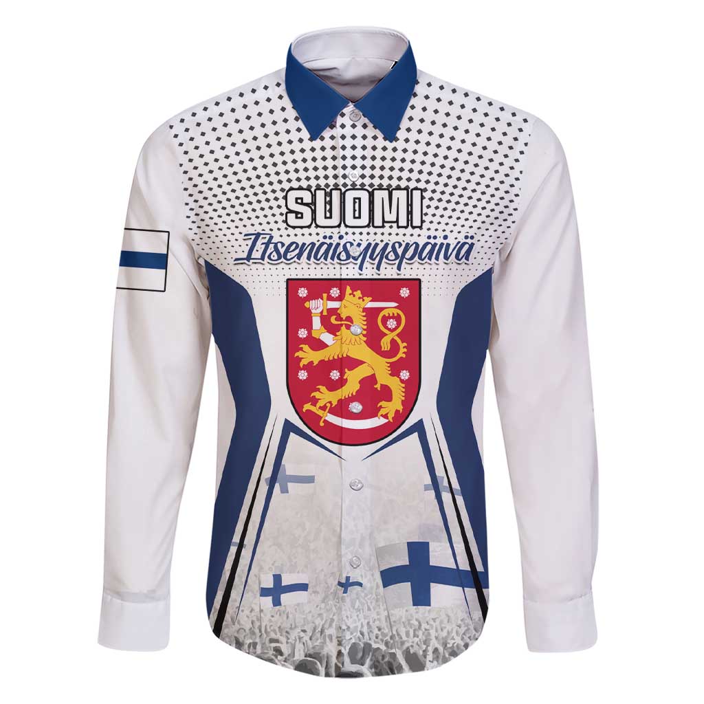 Personalised Finland Independence Day Family Matching Short Sleeve Bodycon Dress and Hawaiian Shirt Suomi Coat Of Arms Special Version LT01