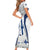 Personalised Finland Independence Day Family Matching Short Sleeve Bodycon Dress and Hawaiian Shirt Suomi Coat Of Arms Special Version LT01