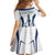 Personalised Finland Independence Day Family Matching Summer Maxi Dress and Hawaiian Shirt Suomi Coat Of Arms Special Version LT01