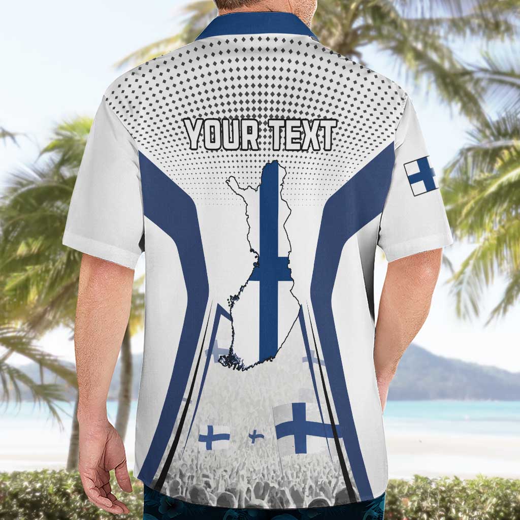 Personalised Finland Independence Day Hawaiian Shirt Suomi Coat Of Arms Special Version LT01