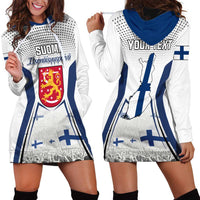 Personalised Finland Independence Day Hoodie Dress Suomi Coat Of Arms Special Version LT01