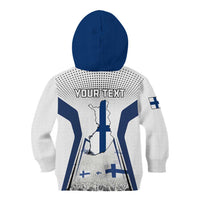 Personalised Finland Independence Day Kid Hoodie Suomi Coat Of Arms Special Version LT01
