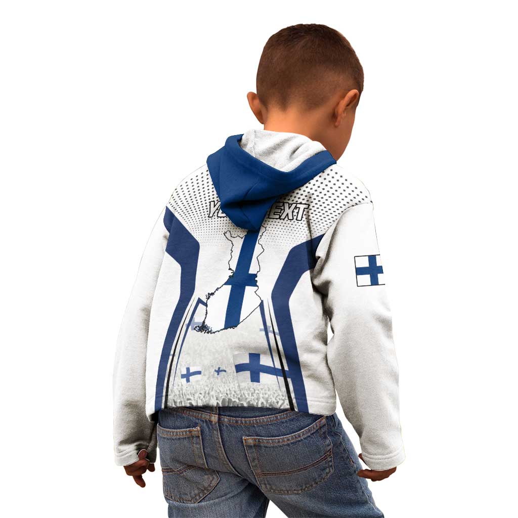 Personalised Finland Independence Day Kid Hoodie Suomi Coat Of Arms Special Version LT01