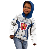 Personalised Finland Independence Day Kid Hoodie Suomi Coat Of Arms Special Version LT01