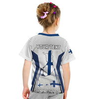 Personalised Finland Independence Day Kid T Shirt Suomi Coat Of Arms Special Version LT01