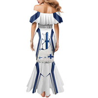 Personalised Finland Independence Day Mermaid Dress Suomi Coat Of Arms Special Version LT01