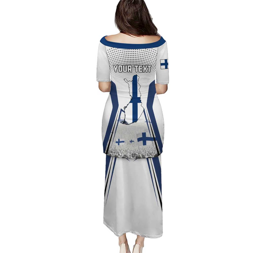 Personalised Finland Independence Day Puletasi Suomi Coat Of Arms Special Version LT01