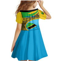 Personalised Tanzania Independence Day Family Matching Mermaid Dress and Hawaiian Shirt Tanzanian Coat Of Arms African Pattern - Wonder Print Shop