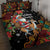 South Africa Christmas Quilt Bed Set Black Santa Claus Riding Springbok - Wonder Print Shop