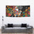 South Africa Christmas Tapestry Black Santa Claus Riding Springbok - Wonder Print Shop