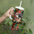 South Africa Christmas Tumbler With Handle Black Santa Claus Riding Springbok - Wonder Print Shop