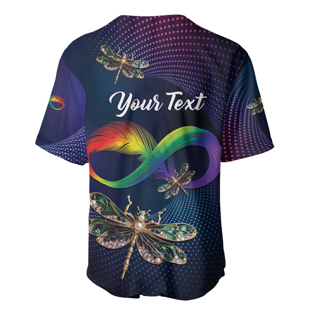 Personalized As Long As I Breathe You'll Be Remembered Baseball Jersey Feather Infinity Luxury Dragonfly - Wonder Print Shop