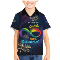 Personalized As Long As I Breathe You'll Be Remembered Family Matching Mermaid Dress and Hawaiian Shirt Feather Infinity Luxury Dragonfly - Wonder Print Shop