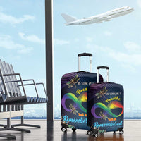 As Long As I Breathe You'll Be Remembered Luggage Cover Feather Infinity Luxury Dragonfly - Wonder Print Shop