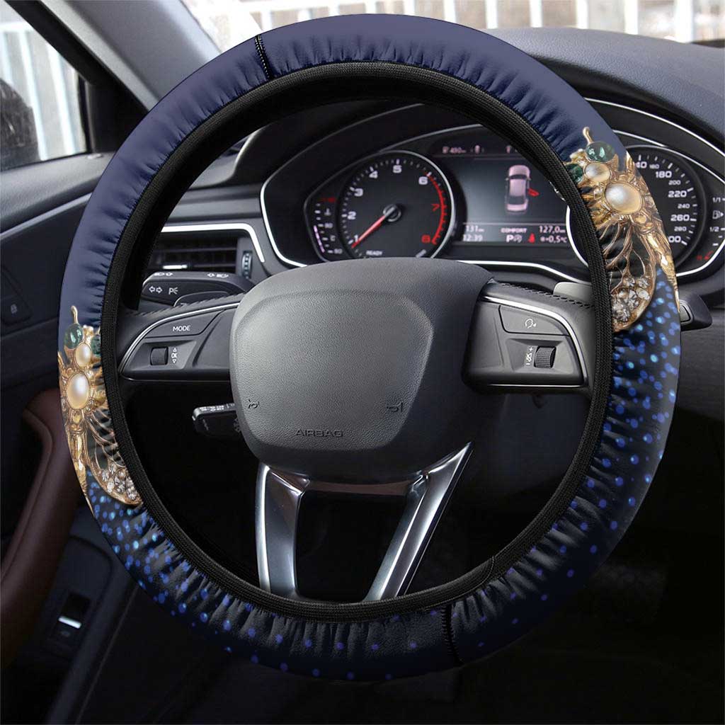 As Long As I Breathe You'll Be Remembered Steering Wheel Cover Feather Infinity Luxury Dragonfly - Wonder Print Shop