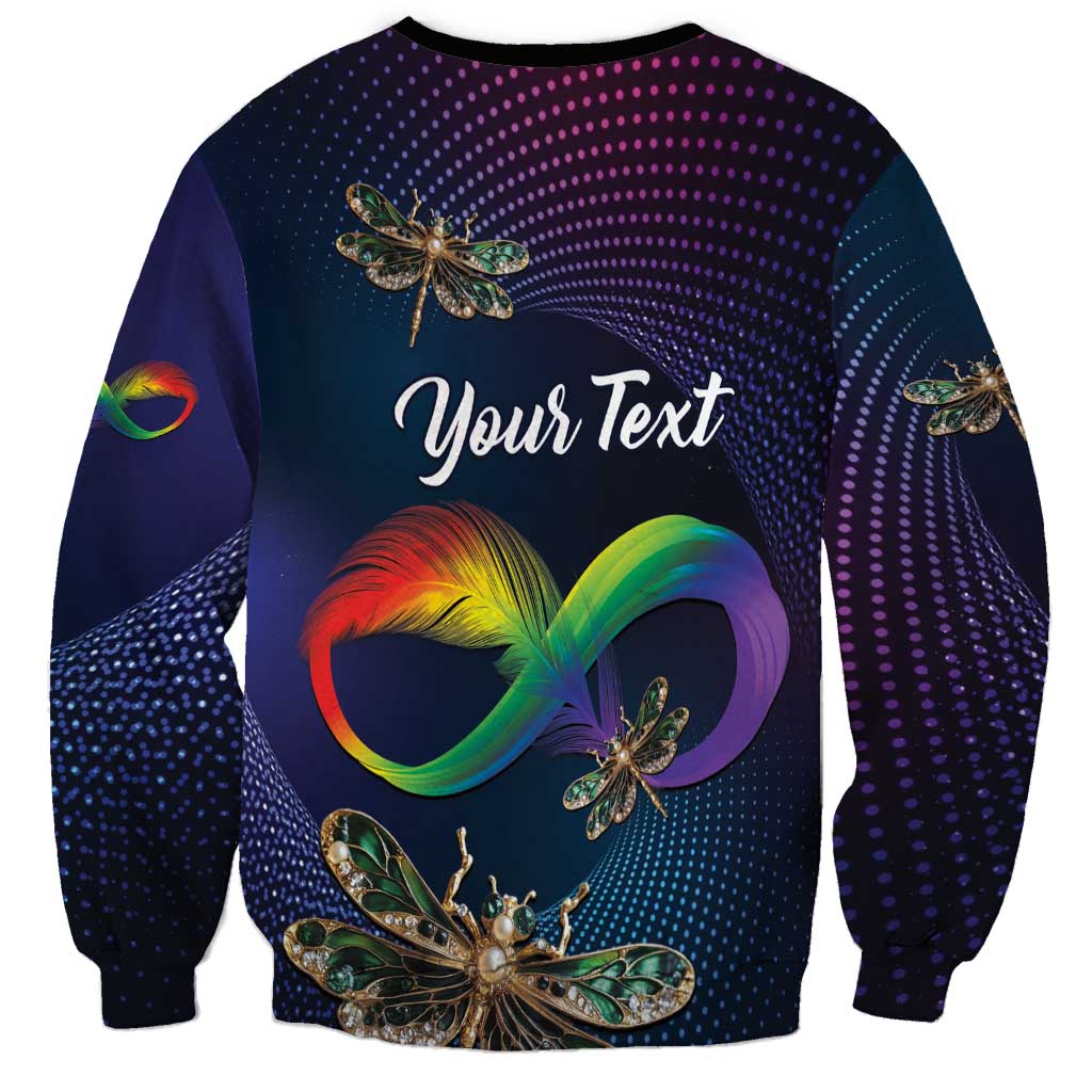 Personalized As Long As I Breathe You'll Be Remembered Sweatshirt Feather Infinity Luxury Dragonfly - Wonder Print Shop