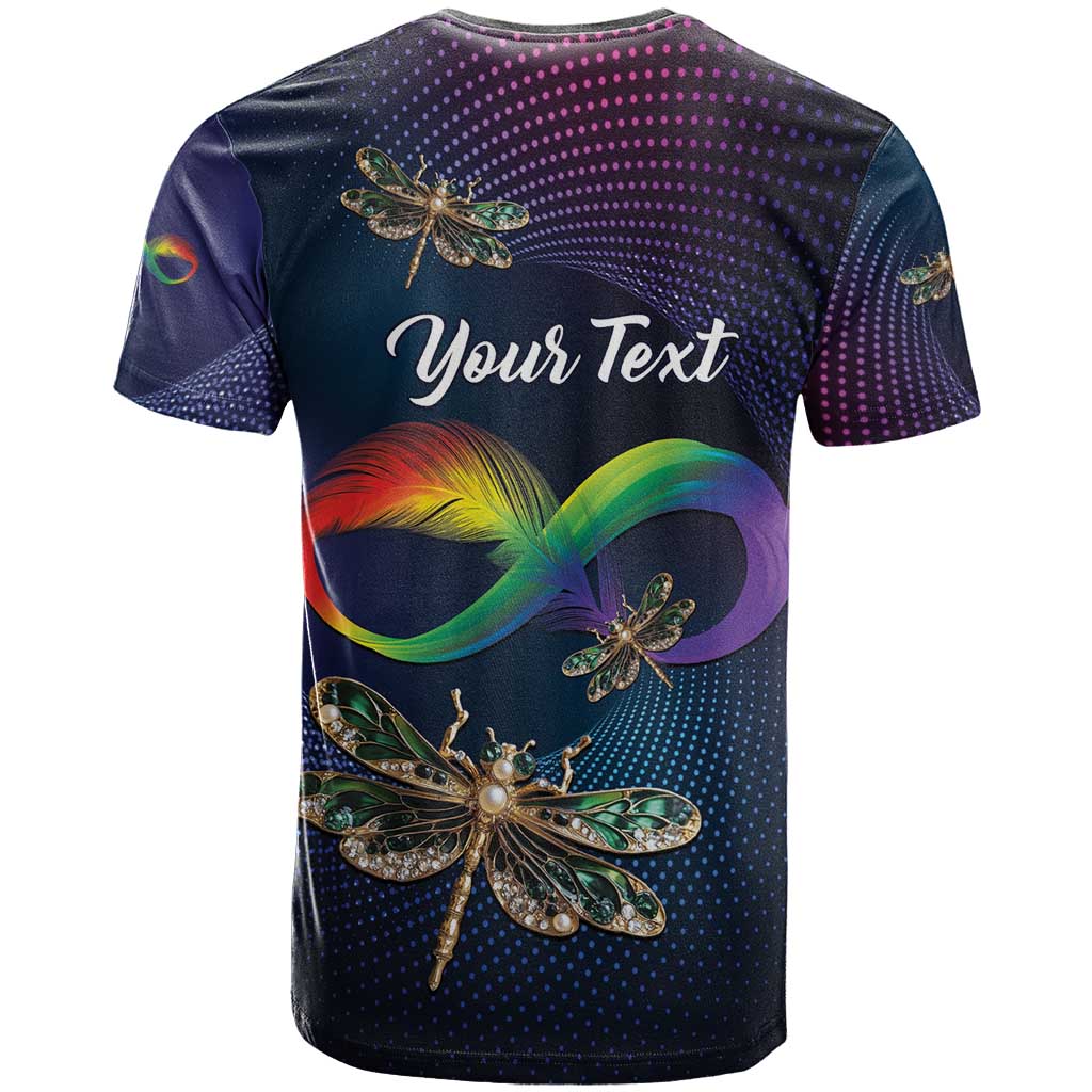 Personalized As Long As I Breathe You'll Be Remembered T Shirt Feather Infinity Luxury Dragonfly - Wonder Print Shop