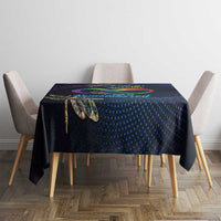 As Long As I Breathe You'll Be Remembered Tablecloth Feather Infinity Luxury Dragonfly - Wonder Print Shop
