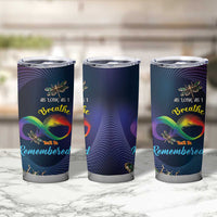 Personalized As Long As I Breathe You'll Be Remembered Tumbler Cup Feather Infinity Luxury Dragonfly - Wonder Print Shop
