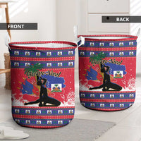 Ayiti Jwaye Nwel Laundry Basket Haiti Merry Christmas - Wonder Print Shop