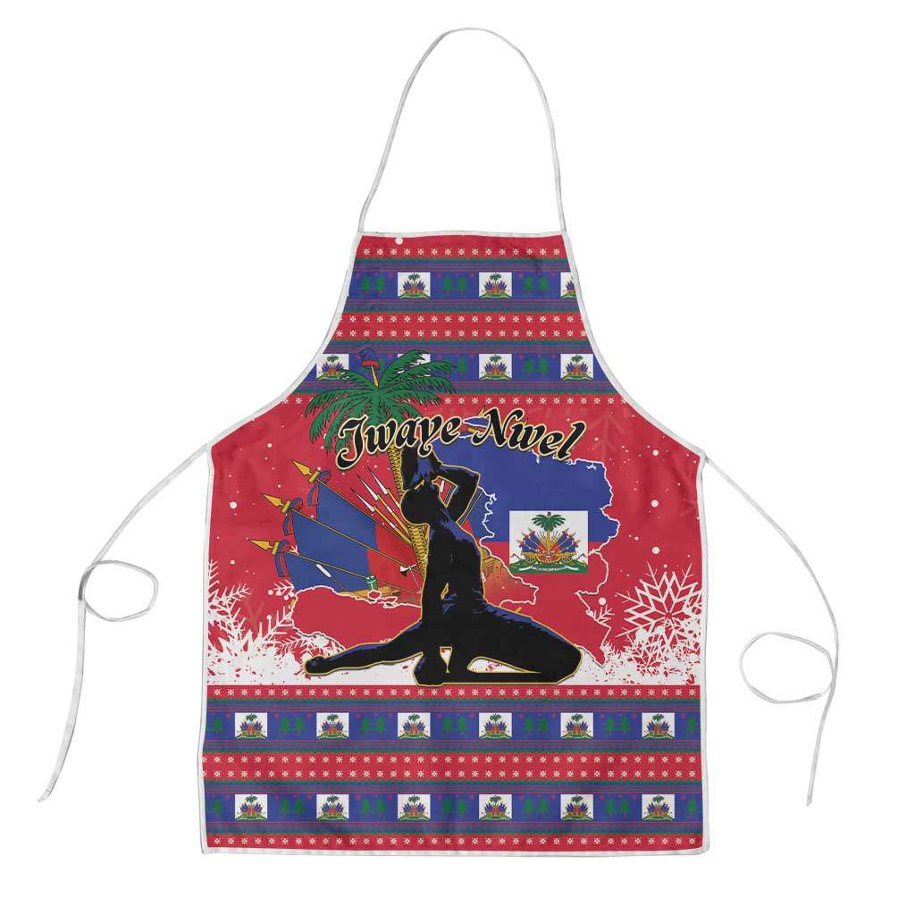 Ayiti Jwaye Nwel Apron Haiti Merry Christmas - Wonder Print Shop