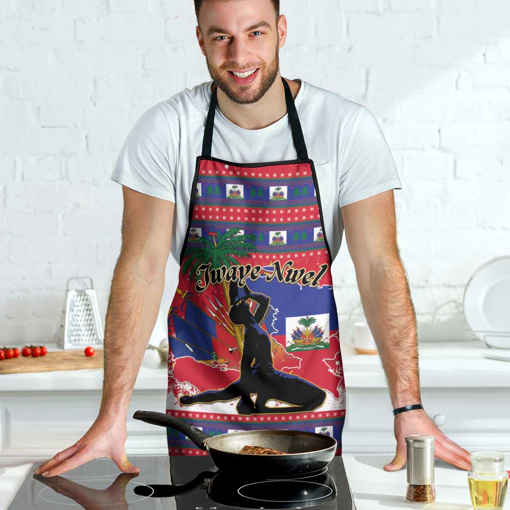 Ayiti Jwaye Nwel Apron Haiti Merry Christmas - Wonder Print Shop