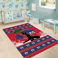 Ayiti Jwaye Nwel Area Rug Haiti Merry Christmas - Wonder Print Shop