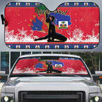 Ayiti Jwaye Nwel Auto Sun Shade Haiti Merry Christmas - Wonder Print Shop