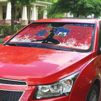 Ayiti Jwaye Nwel Auto Sun Shade Haiti Merry Christmas - Wonder Print Shop