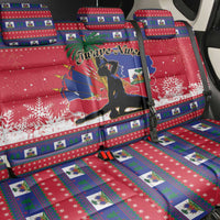 Ayiti Jwaye Nwel Back Car Seat Cover Haiti Merry Christmas - Wonder Print Shop