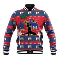 Personalized Ayiti Jwaye Nwel Baseball Jacket Haiti Merry Christmas - Wonder Print Shop