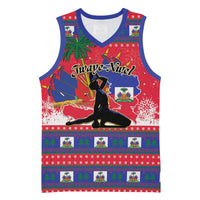 Personalized Ayiti Jwaye Nwel Basketball Jersey Haiti Merry Christmas - Wonder Print Shop