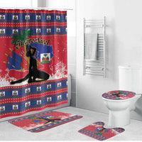Ayiti Jwaye Nwel Bathroom Set Haiti Merry Christmas - Wonder Print Shop