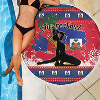 Ayiti Jwaye Nwel Beach Blanket Haiti Merry Christmas - Wonder Print Shop