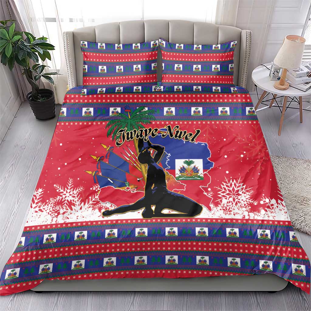 Ayiti Jwaye Nwel Bedding Set Haiti Merry Christmas - Wonder Print Shop