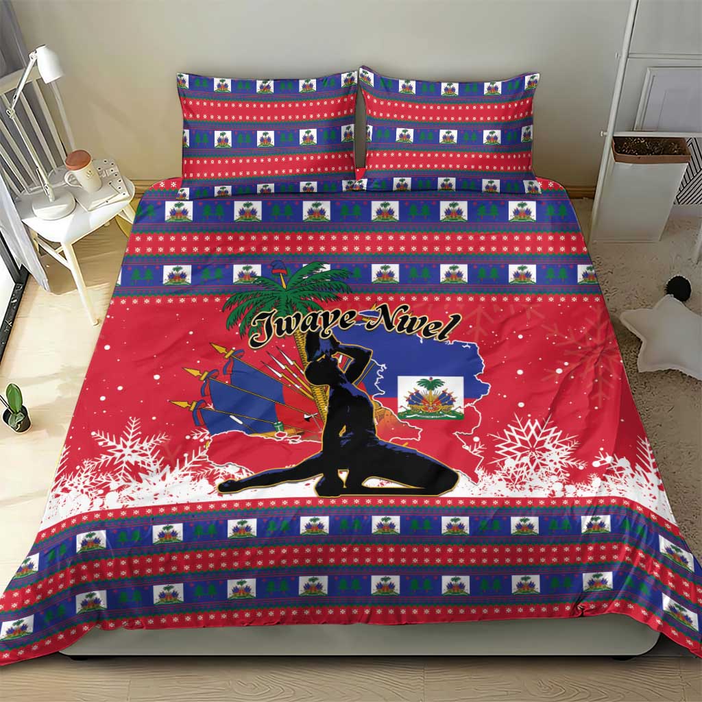 Ayiti Jwaye Nwel Bedding Set Haiti Merry Christmas - Wonder Print Shop